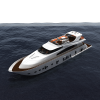 快艇-船舶-轮船-VR/AR模型-3D城