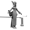 神仙传女性角色5-角色人体-角色-VR/AR模型-3D城