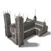 古典楼房-建筑-古建筑-VR/AR模型-3D城