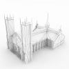 古典楼房-建筑-古建筑-VR/AR模型-3D城