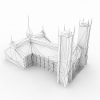 古典楼房-建筑-古建筑-VR/AR模型-3D城