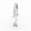 街舞区MM-角色人体-女人-VR/AR模型-3D城