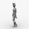 时尚女性-角色人体-角色-VR/AR模型-3D城