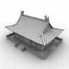 中国古建-建筑-古建筑-VR/AR模型-3D城