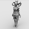 神话OL角色-角色人体-角色-VR/AR模型-3D城