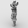 神话OL角色-角色人体-角色-VR/AR模型-3D城