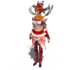 神话OL角色-角色人体-角色-VR/AR模型-3D城
