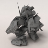 SD敢达-角色人体-角色-VR/AR模型-3D城