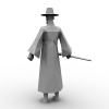 金左焕-角色人体-角色-VR/AR模型-3D城