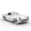 Car 53 vette 3D Collection-汽车-家用汽车-VR/AR模型-3D城