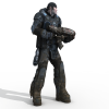 战争机器GEARS OF WAR人物-角色人体-角色-VR/AR模型-3D城