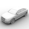 红色汽车-汽车-家用汽车-VR/AR模型-3D城