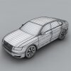 红色汽车-汽车-家用汽车-VR/AR模型-3D城