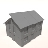  小型别墅-建筑-住宅-VR/AR模型-3D城