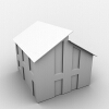  小型别墅-建筑-住宅-VR/AR模型-3D城