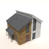  小型别墅-建筑-住宅-VR/AR模型-3D城