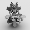 神话OL角色-角色人体-角色-VR/AR模型-3D城