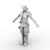 最终幻想Basch-角色人体-角色-VR/AR模型-3D城