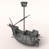 帆船-船舶-客船-VR/AR模型-3D城
