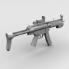 [枪械gun] 生化危机5武器（H&K MP5）-角色人体-角色-VR/AR模型-3D城
