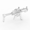 [枪械gun] 生化危机5武器（H&K MP5）-角色人体-角色-VR/AR模型-3D城