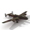 哈利法克斯重型轰炸机-飞机-军事飞机-VR/AR模型-3D城
