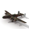哈利法克斯重型轰炸机-飞机-军事飞机-VR/AR模型-3D城
