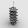 Asian Tower-建筑-古建筑-VR/AR模型-3D城