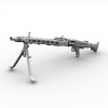 MG42通用机枪-VR/AR模型-3D城
