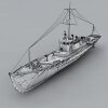 护卫舰-船舶-军事船舶-VR/AR模型-3D城