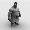 赤壁西域力士-角色人体-角色-VR/AR模型-3D城