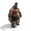 赤壁西域力士-角色人体-角色-VR/AR模型-3D城