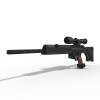 生化危机5武器-VR/AR模型-3D城
