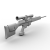 生化危机5武器-VR/AR模型-3D城
