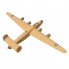 B-24J解放者重型轰炸机-飞机-军事飞机-VR/AR模型-3D城