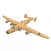 B-24J解放者重型轰炸机-飞机-军事飞机-VR/AR模型-3D城