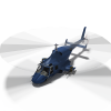 Airwolf-飞机-直升机-VR/AR模型-3D城