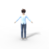 大男孩-角色人体-角色-VR/AR模型-3D城
