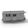 火车头-汽车-火车-VR/AR模型-3D城