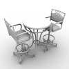商用餐桌椅-家居-桌椅-VR/AR模型-3D城