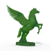 绿马雕塑-文体生活-艺术品-VR/AR模型-3D城