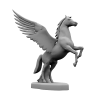 绿马雕塑-文体生活-艺术品-VR/AR模型-3D城