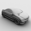 标致206cc-汽车-家用汽车-VR/AR模型-3D城