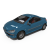 标致206cc-汽车-家用汽车-VR/AR模型-3D城