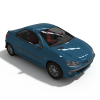 标致206cc-汽车-家用汽车-VR/AR模型-3D城