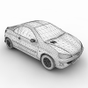标致206cc-汽车-家用汽车-VR/AR模型-3D城