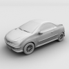 标致206cc-汽车-家用汽车-VR/AR模型-3D城