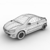 标致206cc-汽车-家用汽车-VR/AR模型-3D城