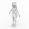 女孩-角色人体-角色-VR/AR模型-3D城