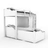 双人床-家居-床-VR/AR模型-3D城